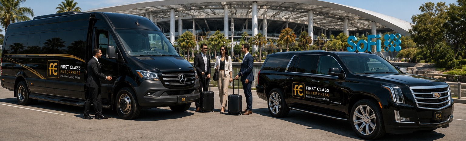 First Class Enterprise chauffeur greeting a client curbside at the airport